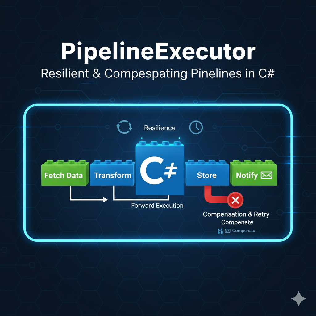 C# resilient pipeline with compensation