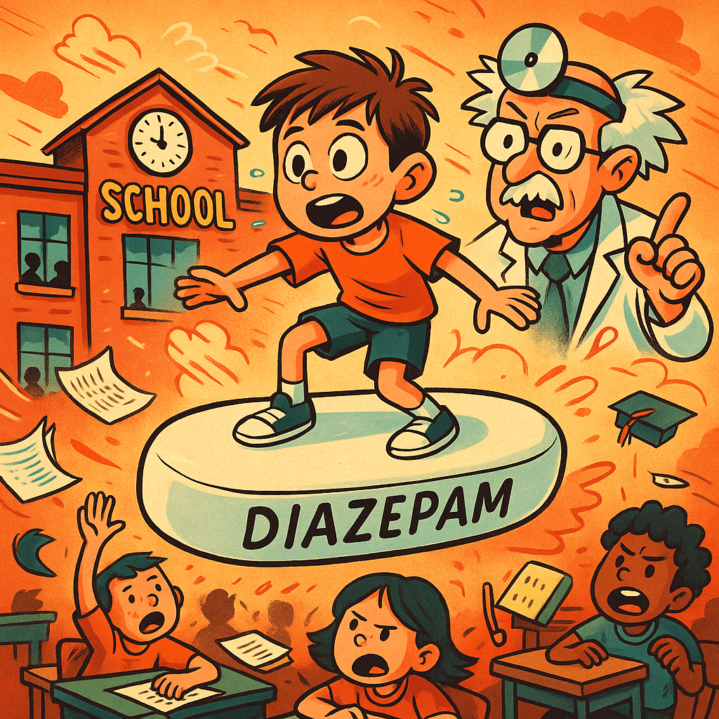 un copil prea nervos